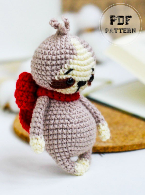 Crochet Sloth Doll Amigurumi PDF Pattern (2)