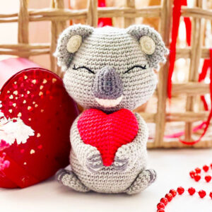 Crochet Valentines Koala Amigurumi Free PDF Pattern (1)