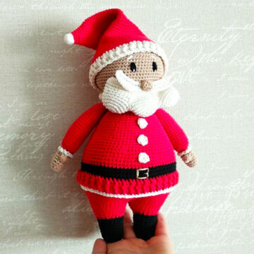 Cute Crochet Santa Claus Free PDF Pattern (1)