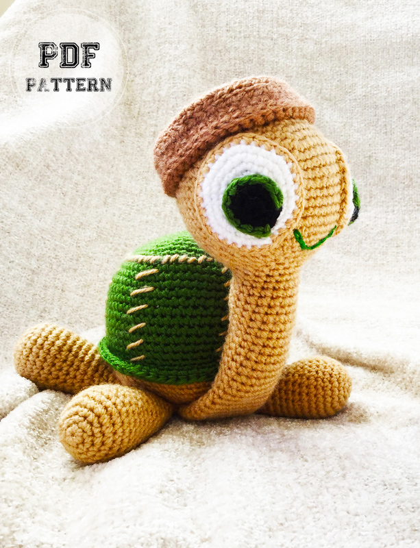 Little Crochet Turtle Mike Amigurumi PDF Pattern (2)