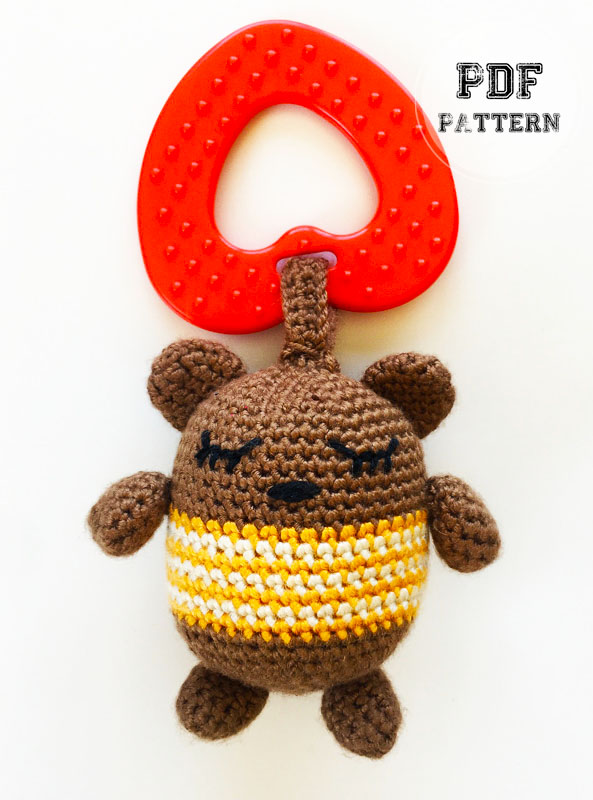 Little Rattle Bear Crochet PDF Free Pattern (2)