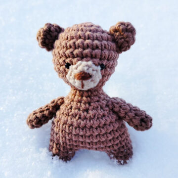 Crochet Bear Beginner Keychain Free PDF Pattern (2)