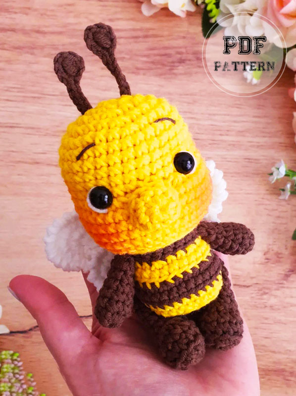 Crochet Milo Bee Free Amigurumi PDF Pattern (2)