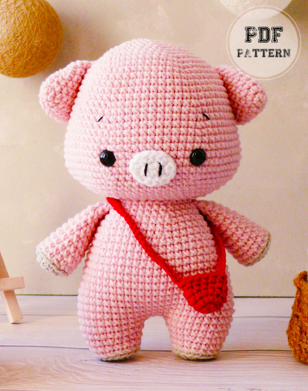 Crochet Pig Amigurumi Plushies Crochet Animals