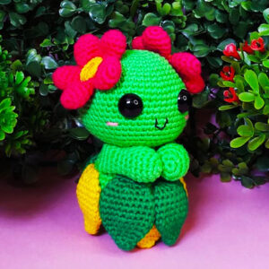 Bellossom Crochet Pokemon Doll Free Amigurumi Pattern (1)