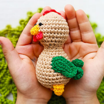 Crochet Cockerel Free Amigurumi PDF Pattern (2)