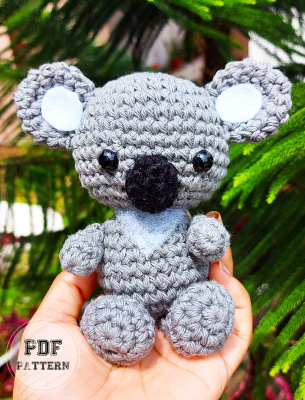 Crochet Baby Koala Free Amigurumi PDF Pattern (2)