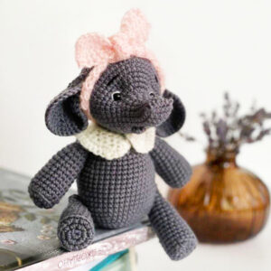 Baby Black Elephant Crochet Free PDF Pattern (2)