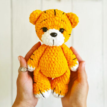 Crochet Plush Tiger Amigurumi Free PDF Pattern (1)