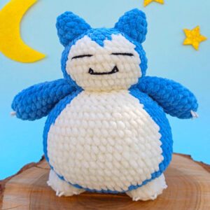 Free Plush Snorlax Crochet Amigurumi Pattern (1)