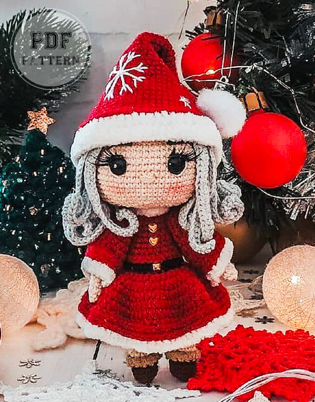 Christmas Dol Calyps Free PDF Amigurumi Pattern (2)