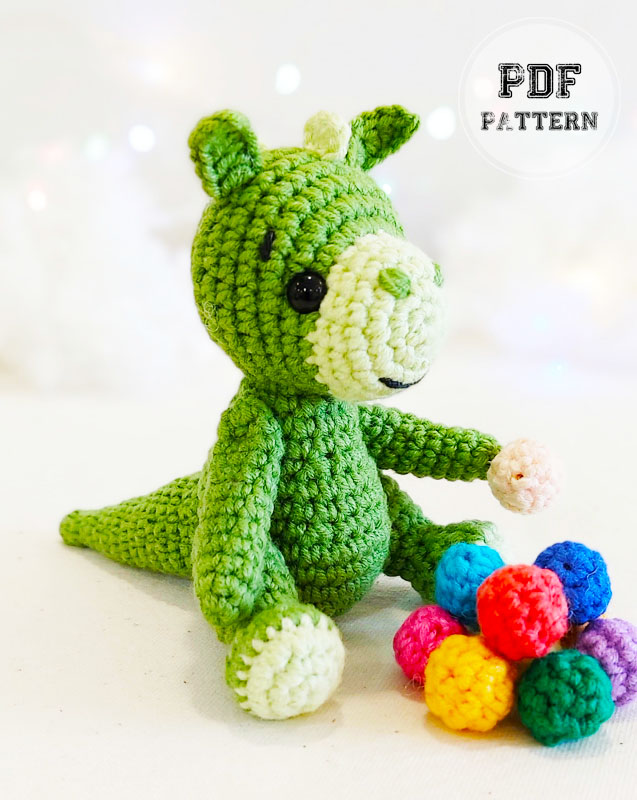 Little Crochet Dragon Free Amigurumi PDF Pattern (2)