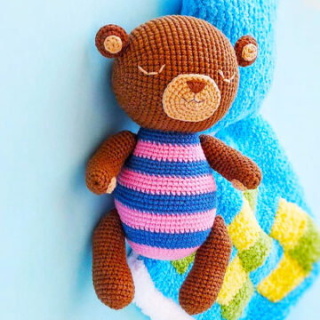 Beginner Crochet Bear Buff Free PDF Pattern (2)