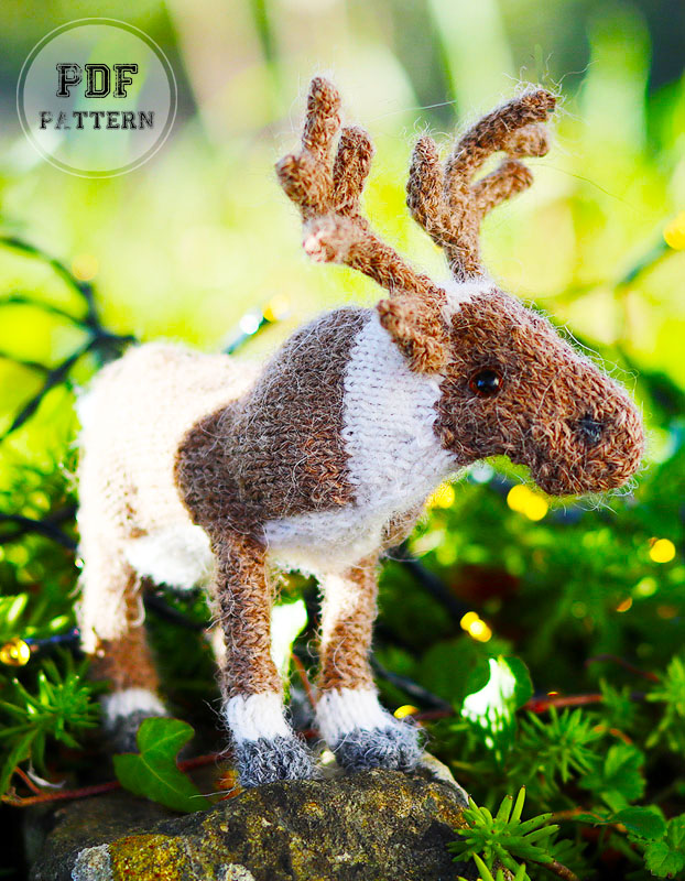 Knitting Amigurumi Reindeer Free PDF Pattern (2)