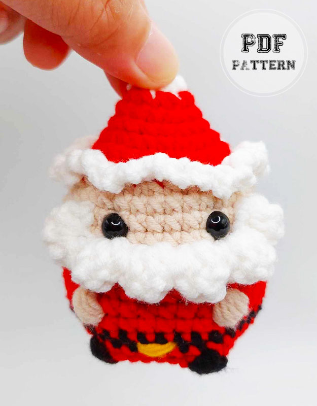 Little Santa Claus Crochet Doll PDF Pattern (2)