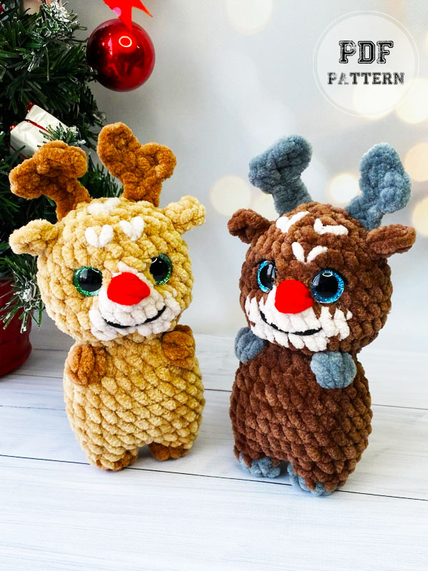 Little Reindeer Crochet Amigurumi PDF Pattern (1)