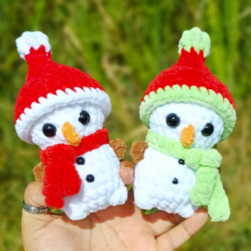 Snowman Buddy Amigurumi Crochet PDF Pattern (1)
