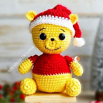Beginner Winne the Pooh Crochet Amigurumi Free Pattern (1)