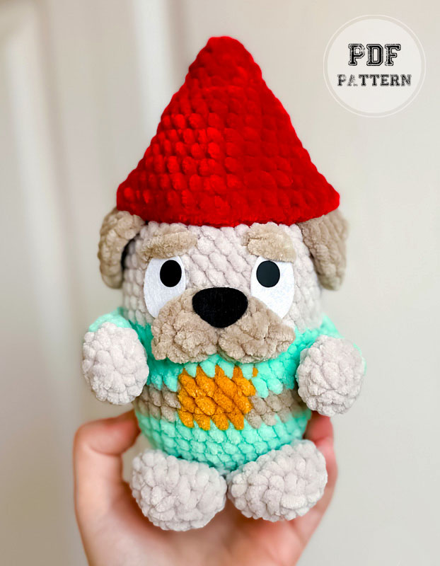 Puppy Gnome Free Plush Amigurumi Pattern (2)
