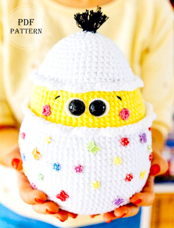 Crochet Big Easter Egg Free PDF Pattern (2)