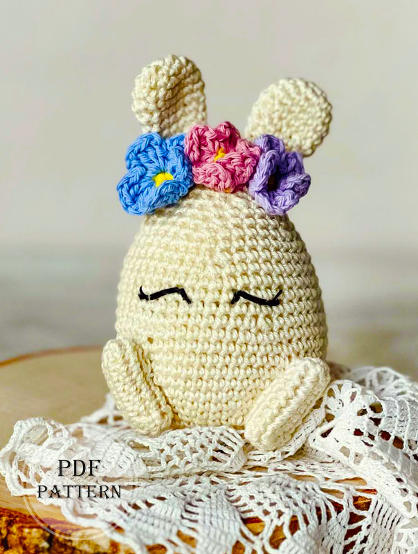 Crochet Easter Egg Bunny Free Pattern (2)