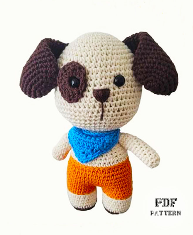 Crochet Milo the Puppy Free PDF Amigurumi Pattern (2)