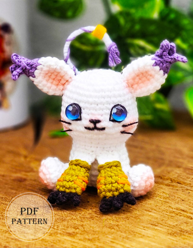 Egyptian Cat Tailmon Free Amigurumi Pattern (2)