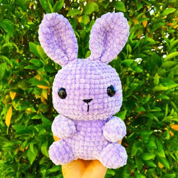 Stuffed Plush Purple Bunny Free PDF Pattern (1)