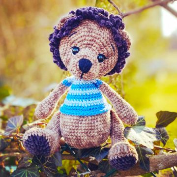 Crochet Lion Yumi with Shirt PDF Free Pattern (1)