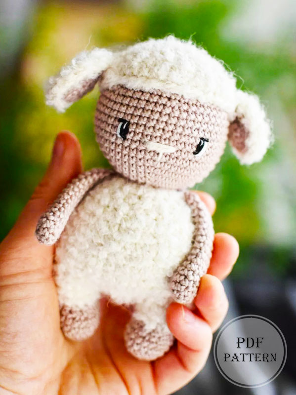 Hairy Little Lamb Free Crochet PDF Pattern (2)
