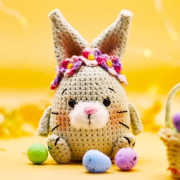 Pointy Eared Easter Bunny Amigurumi PDF Pattern (2)