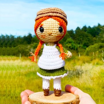 Crochet Anna Doll in Dress Free Pattern (1)