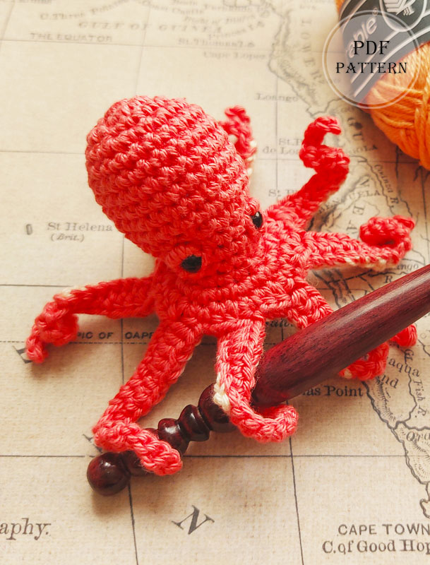Podrick Octopus Free Crochet PDF Pattern (2)