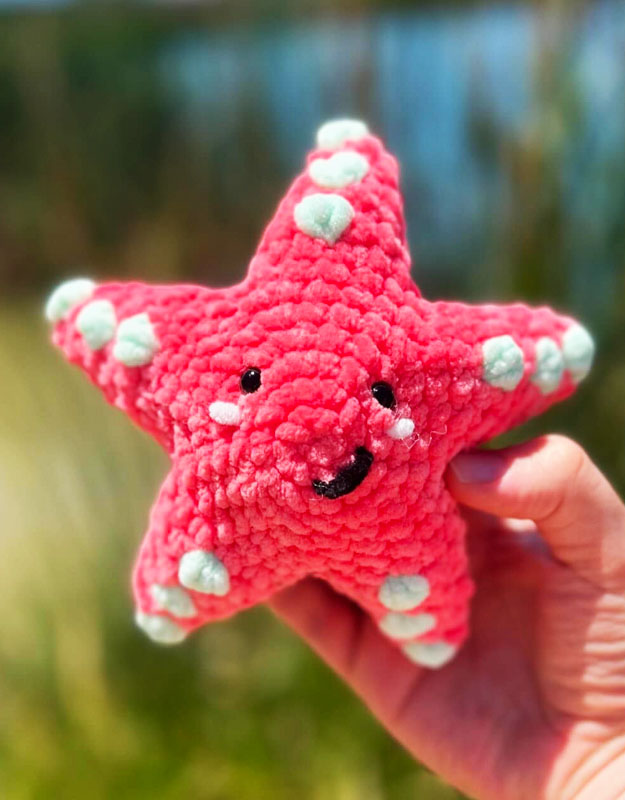 Crochet Plush Starfish Free Pattern (2)