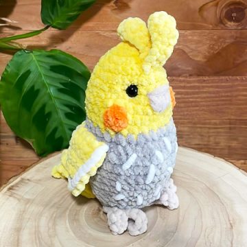 Cockatiel Amigurumi Plush PDF Pattern (1)