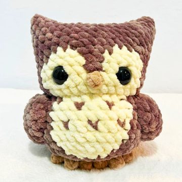 Crochet Chubby Owl PDF Amigurumi PAttern (2)