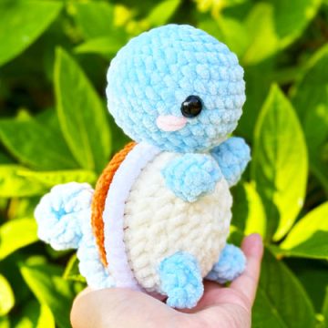 Crochet Plush Squirtle PDF Free Pattern (2)