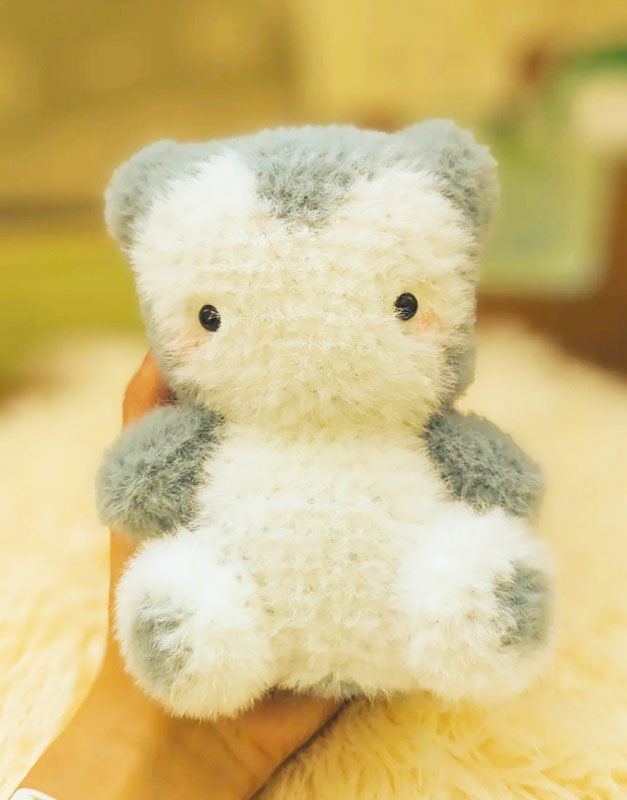 Furry Plush Snorlax Amigurumi PDF Pattern (2)