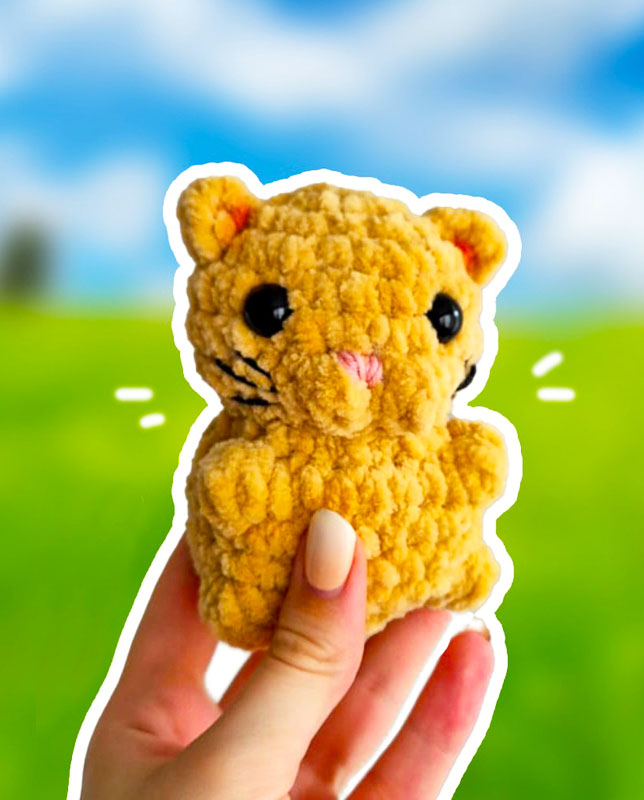 No Sew Plush Cat PDF Amigurumi Pattern (2)