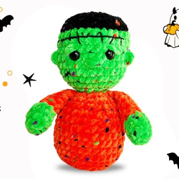 Cute Frankie Doll PDF Amigurumi Pattern (1)