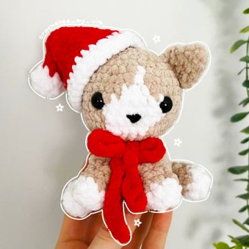 Santa Cat for Christmas Amigurumi Free Pattern (1)