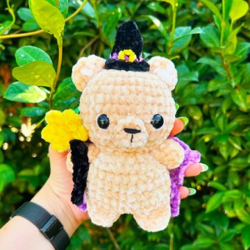 Wizard Bear with Butterfly Wings PDF Pattern (1)