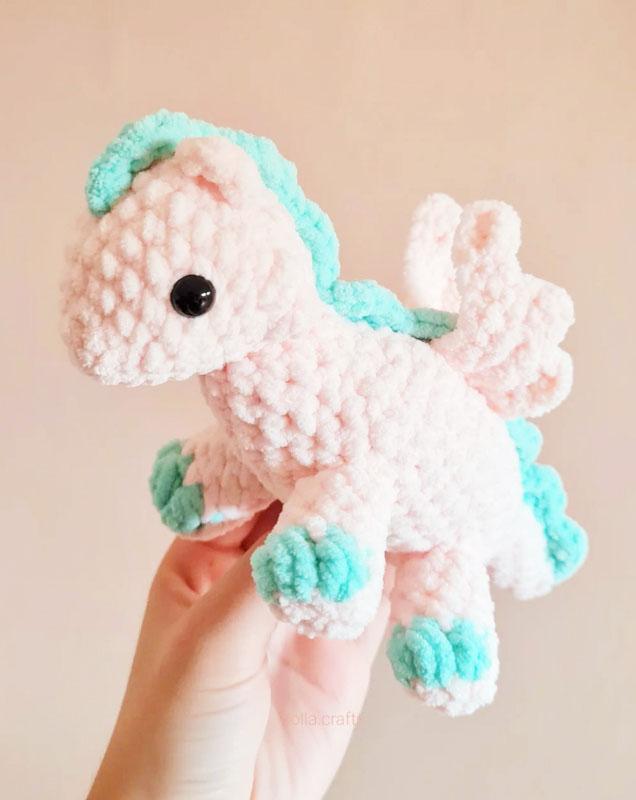 Baby Plush Dragon Sherry Free Amigurumi Pattern (1)