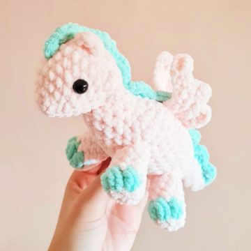 Baby Plush Dragon Sherry Free Amigurumi Pattern (2)
