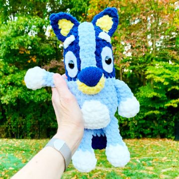 Blue the Puppy Crochet PDF Amigurumi Pattern (1)