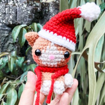 Christmas Cat Murphy Free Crochet PDF Pattern (1)