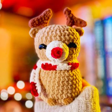 Crochet Chubby Reindeer Free PDF Christmas Pattern (1)