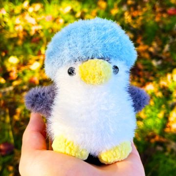 Plush Furry Amigurumi Penguin PDF Pattern (1)