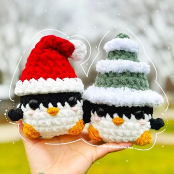 Christmas Penguin Bonjo Amigurumi PDF Free Pattern (1)