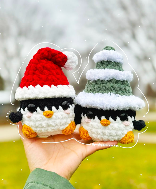 Christmas Penguin Bonjo Amigurumi PDF Free Pattern (2)